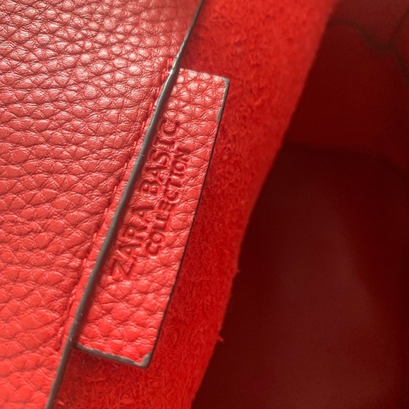 Zara Red backpack - Picture 6 of 7